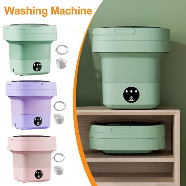 6.5 L Compact Foldable Washing Machine  – Powerful, Portable & Gentle on Clothes
