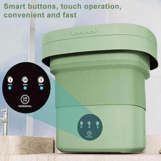 6.5 L Compact Foldable Washing Machine  – Powerful, Portable & Gentle on Clothes