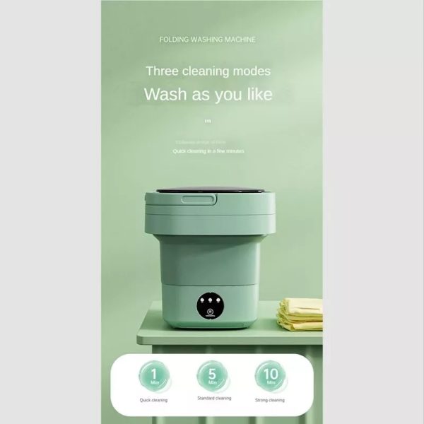 6.5 L Compact Foldable Washing Machine  – Powerful, Portable & Gentle on Clothes