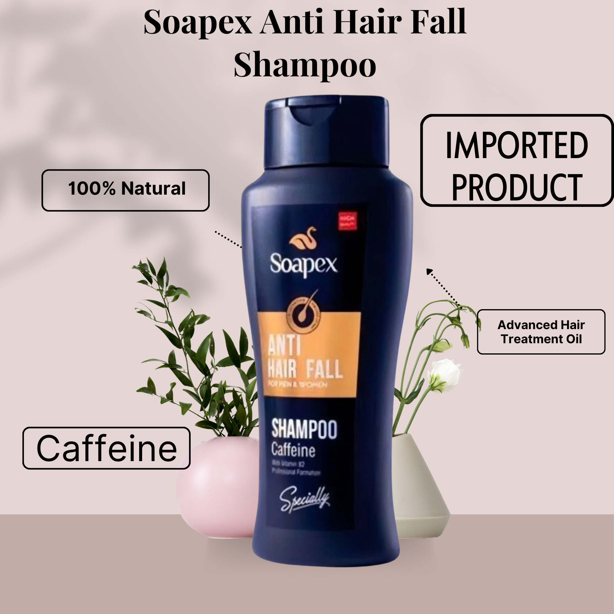Soapex Anti-Hair Fall Shampoo with Caffeine