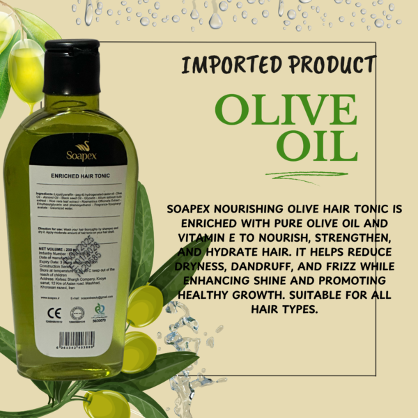 Soapex Olive Hair Tonic – Oil for Healthy Hair _ Imported Product